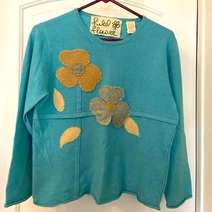 Anthropologie Field Flower Sweater